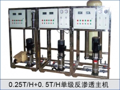 0.25T，0.5T單級反滲透主機